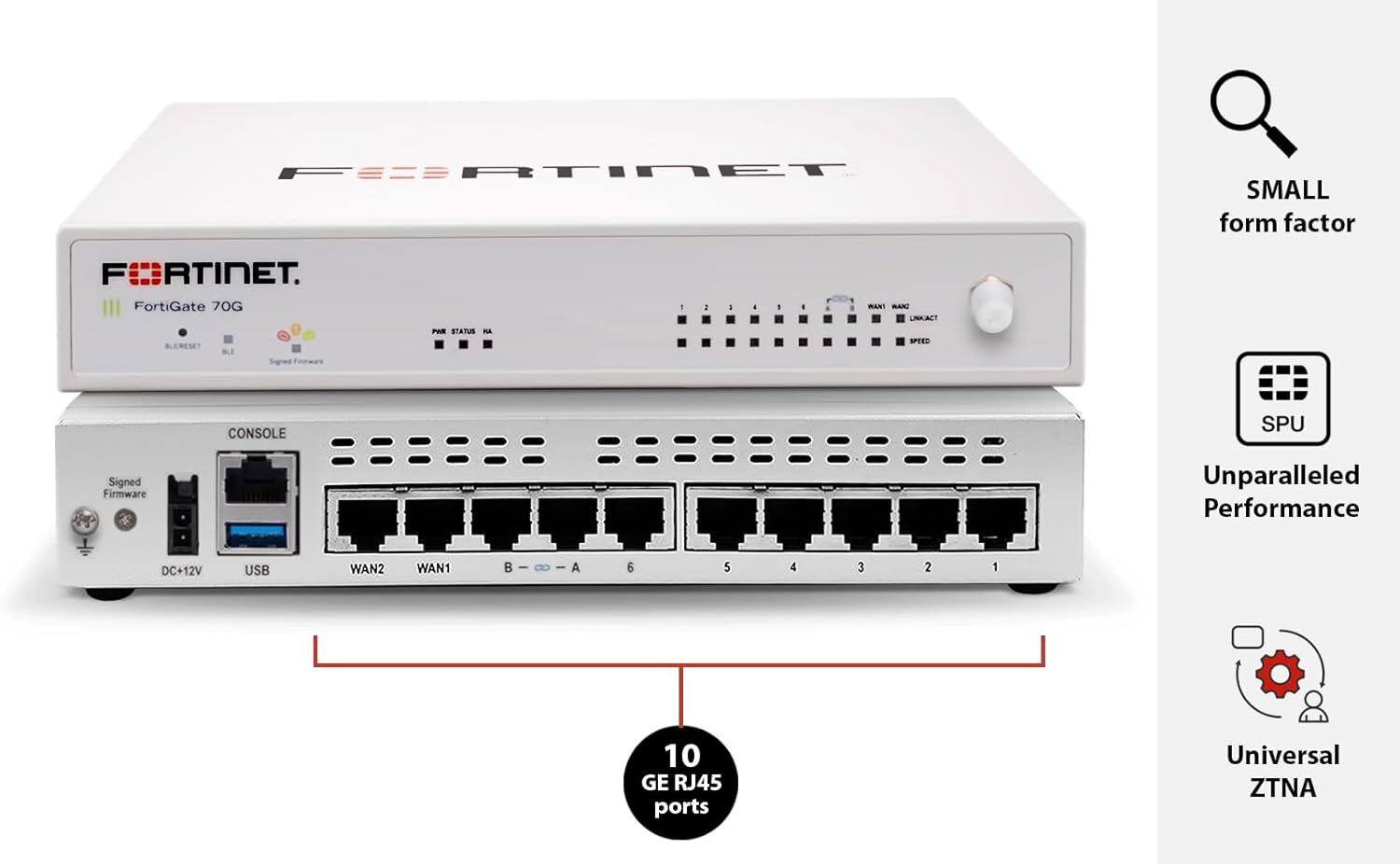 FORTIGATE (FRW) 70G UTM FIREWALL-VPN-ANTIVIRUS 12 AY+F.LOGGER 5651 LOG+HOTSPOT